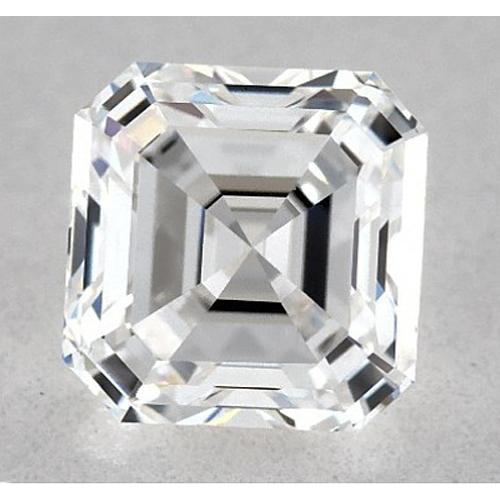 Diamante Asscher da 4,25 carati, sciolto, taglio F/VS1, molto buono