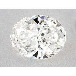 4.25 Carati Ovale Naturale Terra Estratto Diamante Sciolto F Vs1 Taglio Molto Buono
