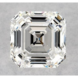4.5 Carati Asscher Naturale Terra Estratto Diamante Sciolto F Vvs1 Taglio Molto Buono