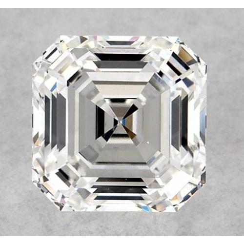 Diamante Asscher da 4-5 carati, sciolto, taglio F-VVS1, molto buono