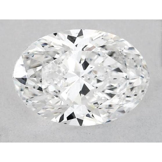 Diamante ovale da 4-5 carati, sciolto, colore F, purezza VVS1, taglio Very Good