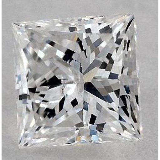 Diamante princess da 4,5 carati, taglio eccellente, purezza F/VS1