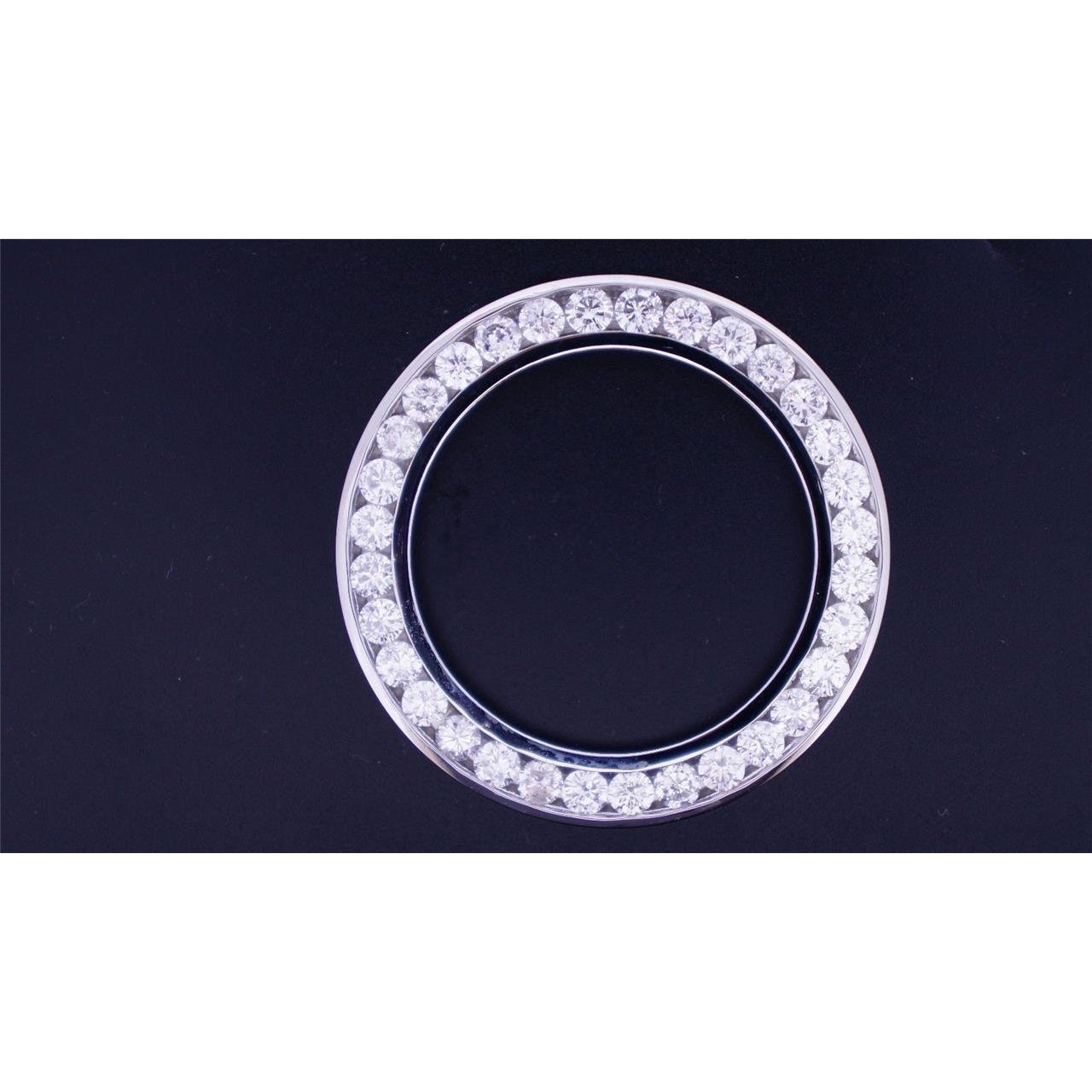 Diamante Fine Taglio Rotondo Orologio in Stainless Steel – vista principale