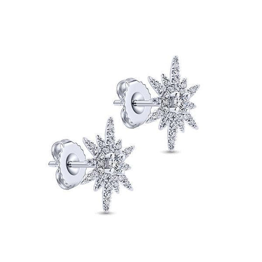 4.70 Carati Taglio Rotondo Donna Borchie Halo Orecchino Vero Diamanti