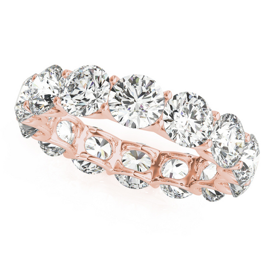 Eternity Band Oro Rosa 14K con Brillante – vista principale