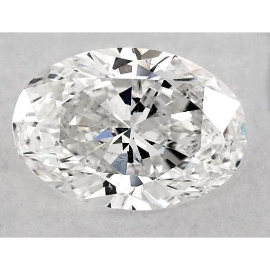 Diamante ovale da 5,5 carati, sciolto, taglio F, VVS1, ottimo taglio