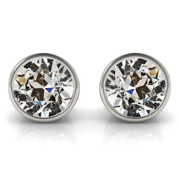 Diamante Fine Orecchini Pendenti 5-carati Oro 14 Carati Bianco – vista principale