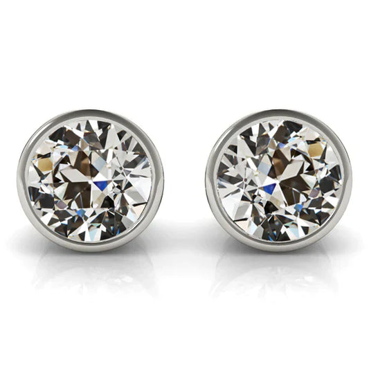 Diamante Fine Orecchini Pendenti 5-carati Oro 14 Carati Bianco – vista principale