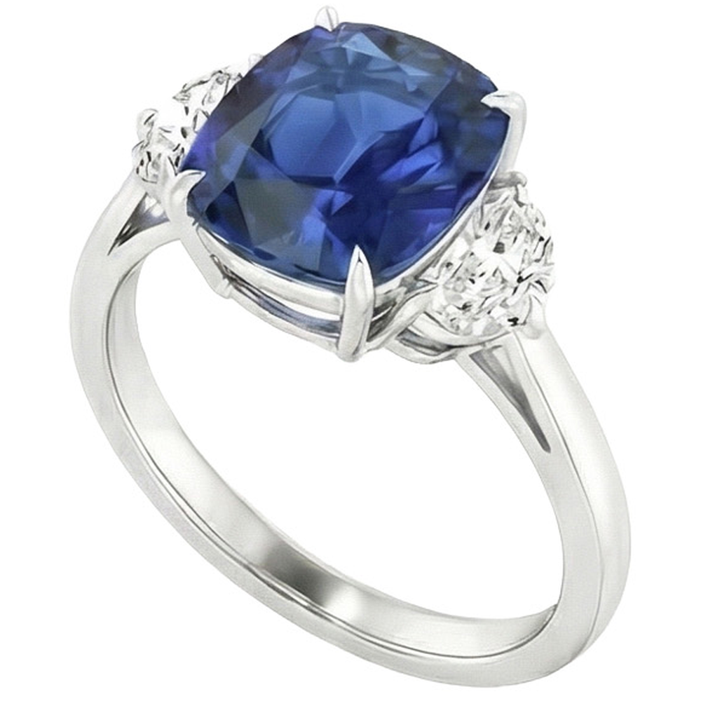 6 Carati Zaffiro Anello