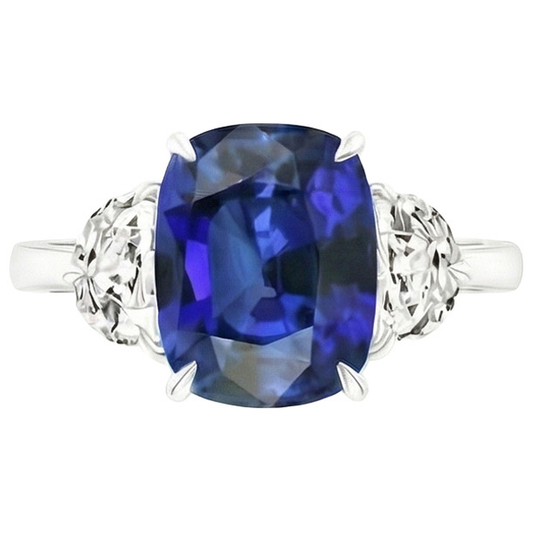 6 Carati Zaffiro Anello