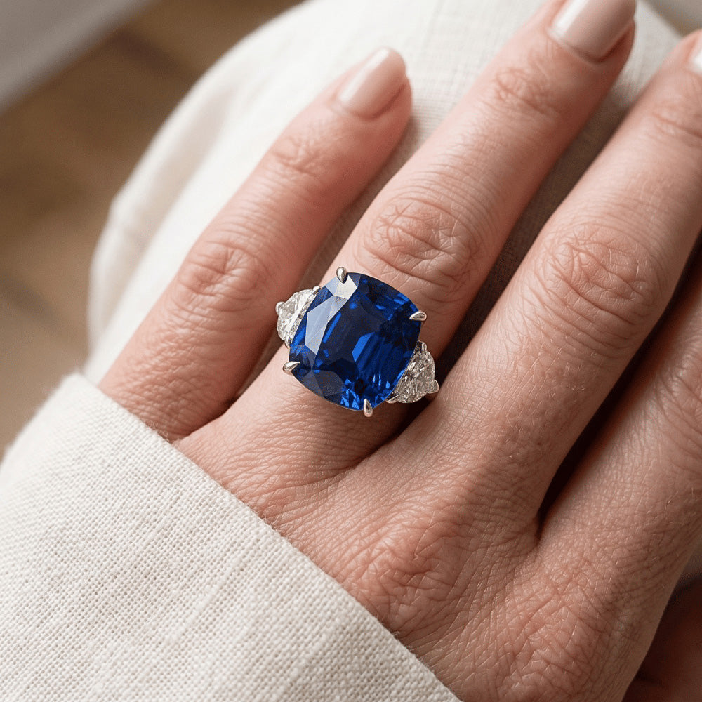 6 Carati Zaffiro Anello