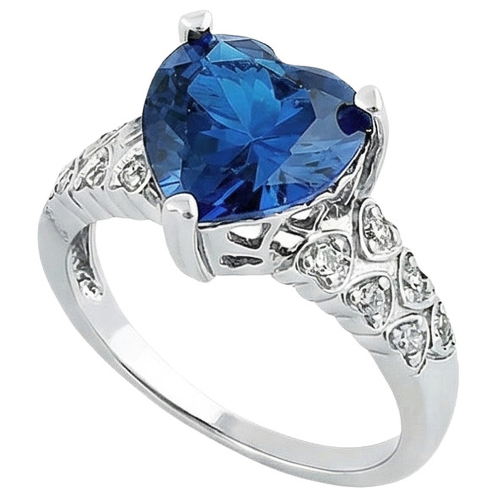 6 Ct Zaffiro Anello