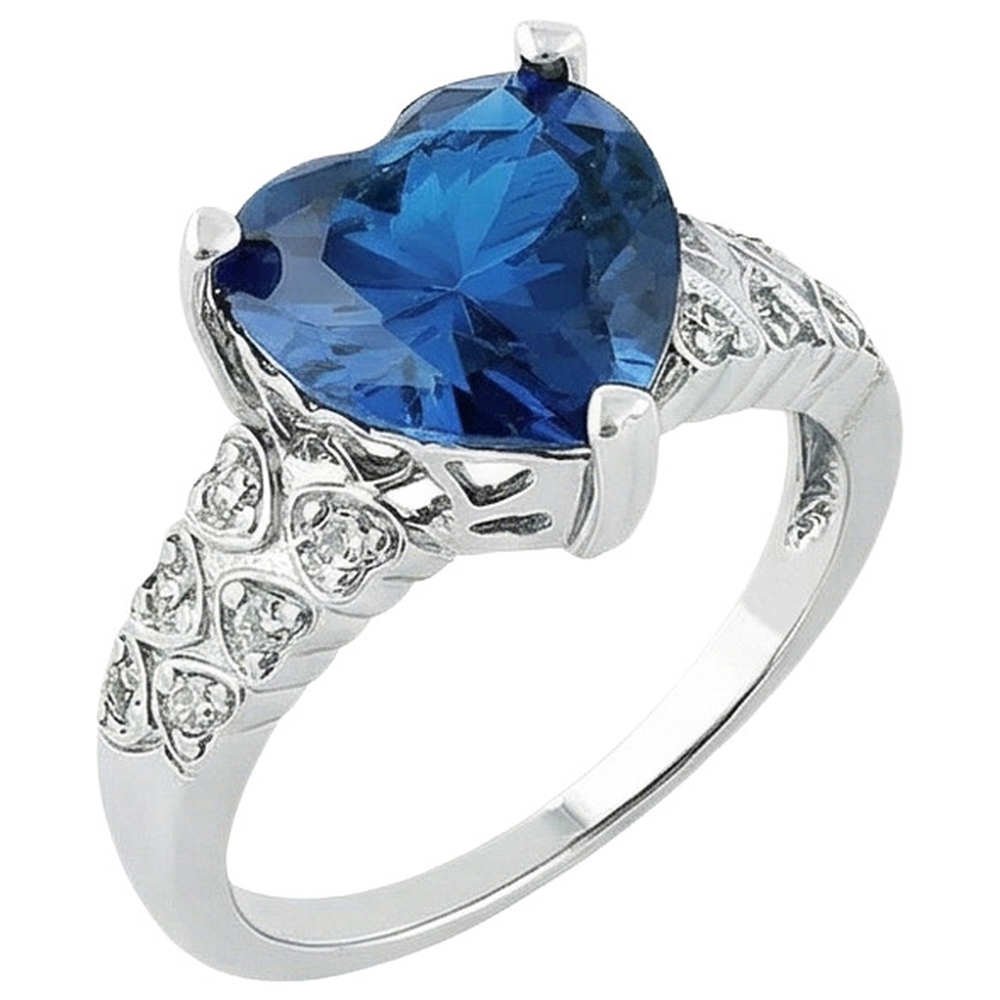 6 Ct Zaffiro Anello