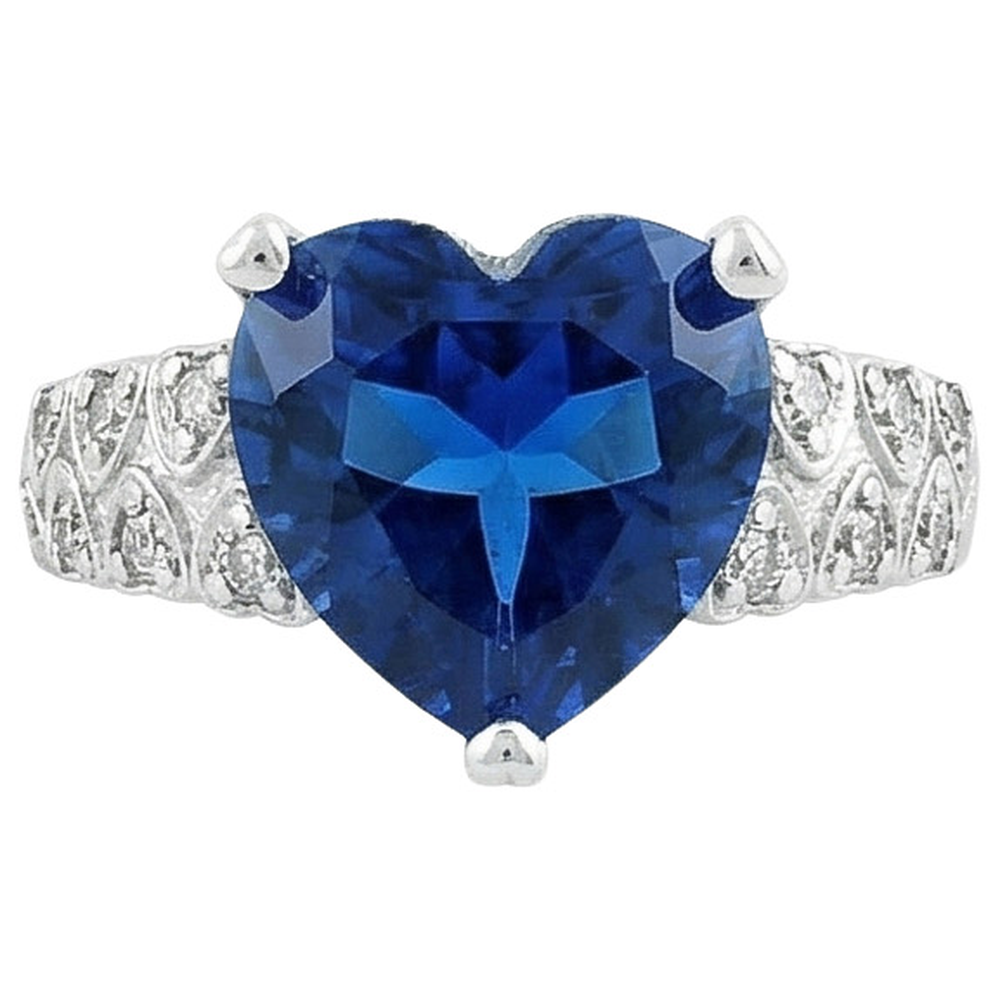 6 Ct Zaffiro Anello