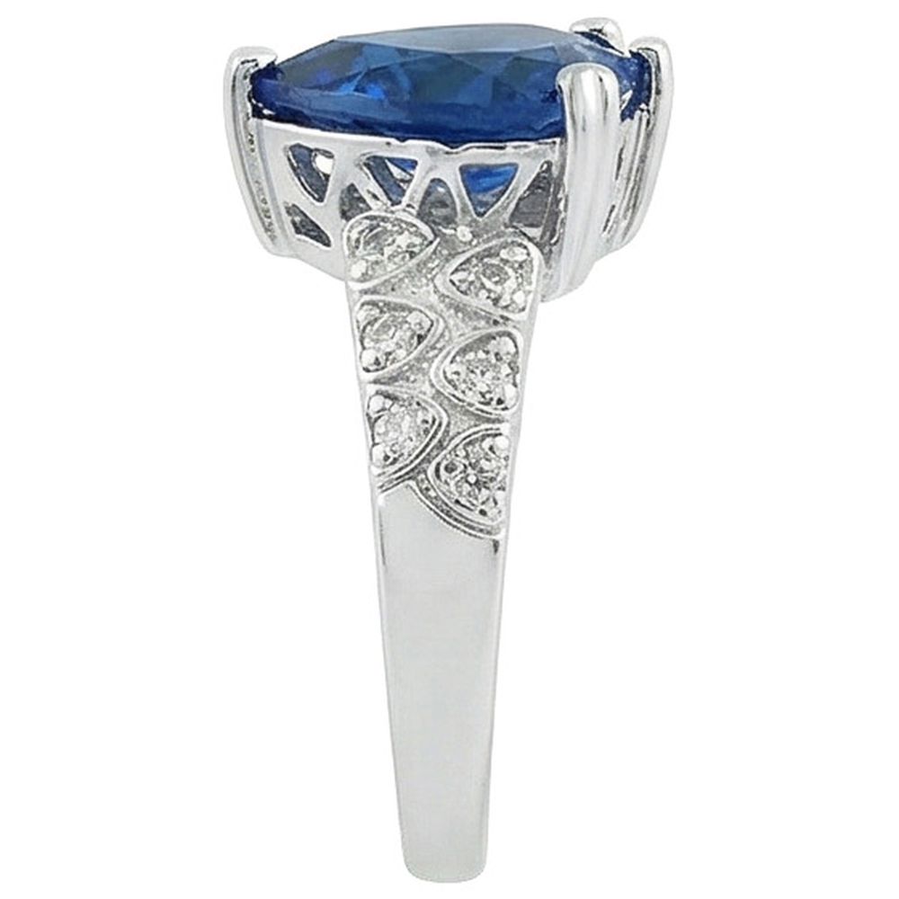 6 Ct Zaffiro Anello