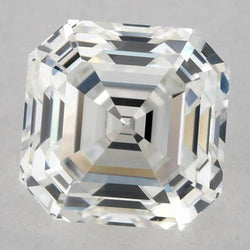 Diamante naturale Asscher estratto dalla terra, 6 carati, taglio E, purezza VVS2, taglio ottimo