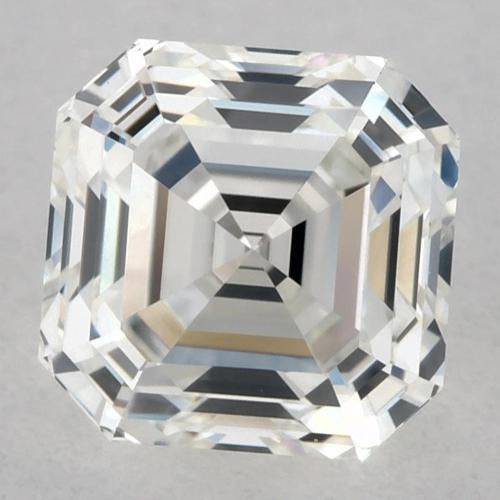 6 carati - diamante Asscher sciolto - taglio E - VVS2 - taglio ottimo