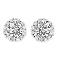 Diamante Fine Orecchini Pendenti di lusso – 2 carati Oro 14