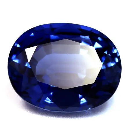 Ovale Zaffiro Blu anello in Gold – vista principale