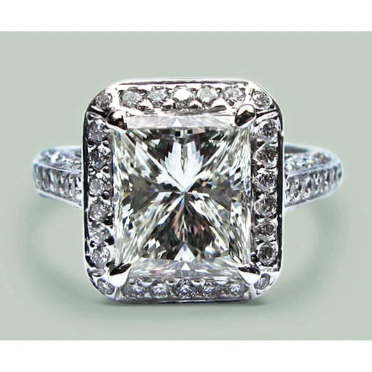 6 Carati Principessa Anello Di Naturale Diamante