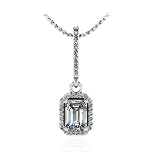 7 Carati Pendente Di Genuino Diamanti