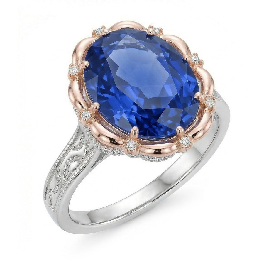 7 Carati Zaffiro Anello