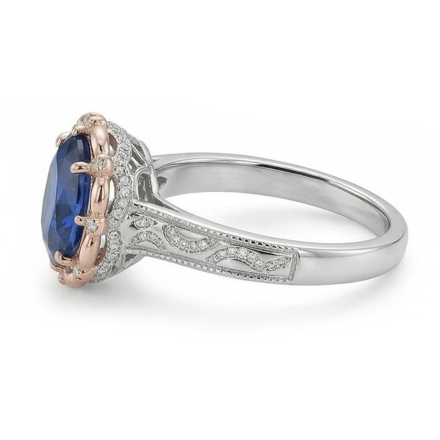 7 Carati Zaffiro Anello
