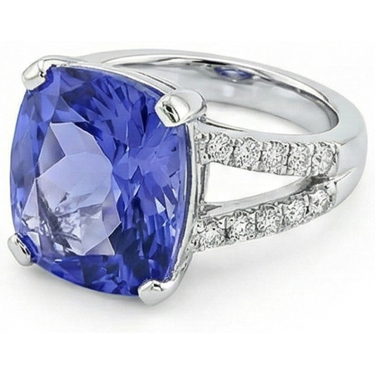 7 Ct Zaffiro Anello