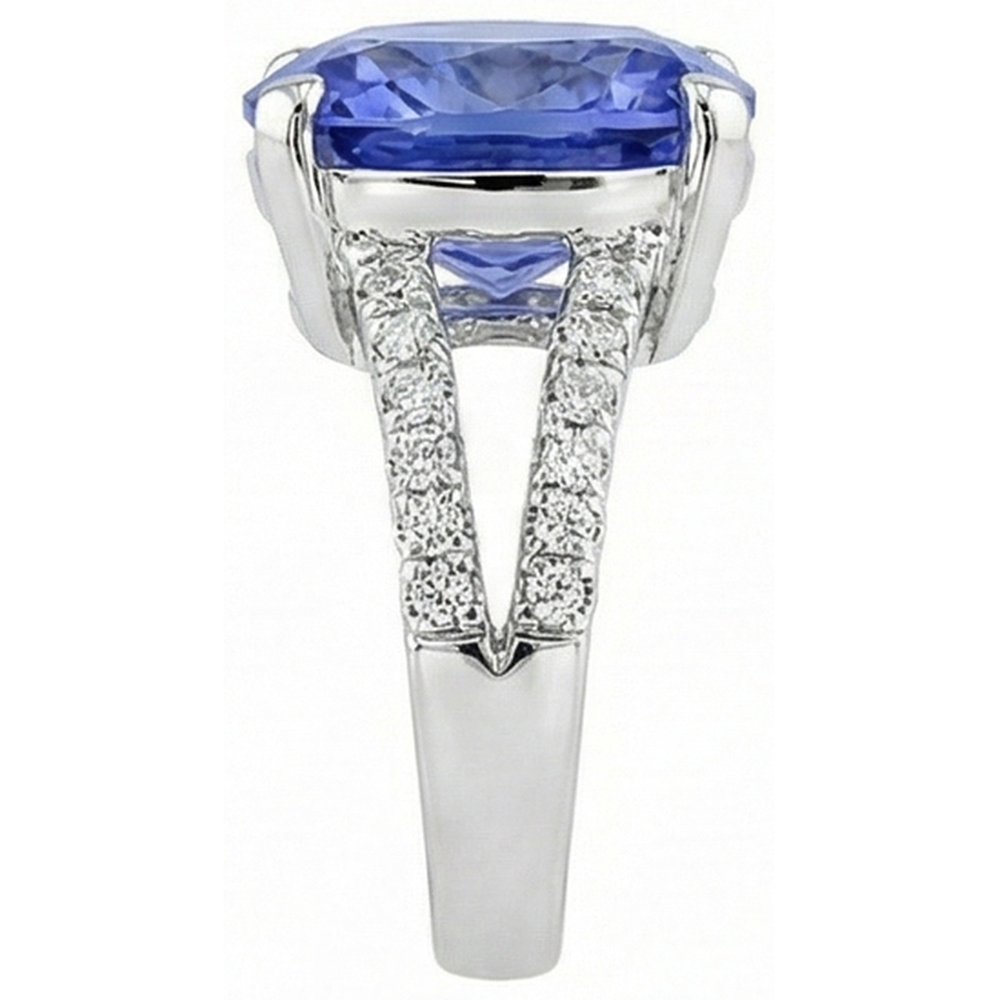 7 Ct Zaffiro Anello