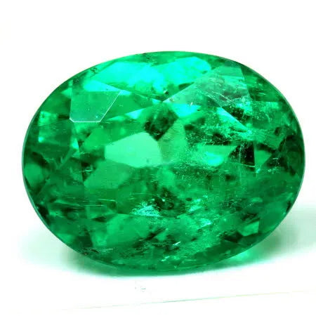 Taglio Ovale Smeraldo anello in Gold – vista principale