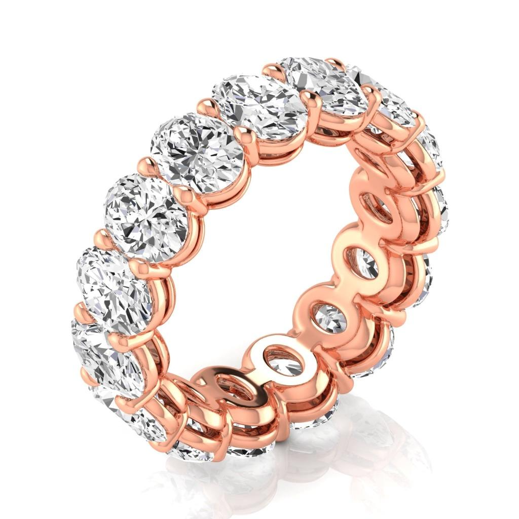 Brillante Eternity Band 7,50 carati Oro 14 Carati Rosa – vista principale