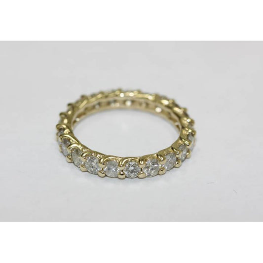 Scintillante Diamante Fine Eternity Band 0,15 carati – vista frontale
