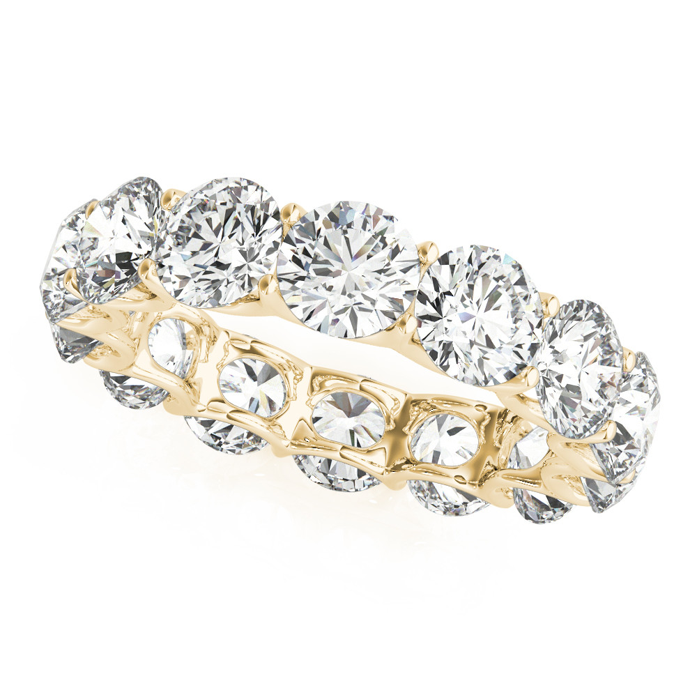 Diamante Fine Eternity Band 7-carati Oro Giallo 14K – vista principale