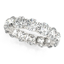 Diamante Eternity Band di lusso – 7 carati Oro Bianco 14K
