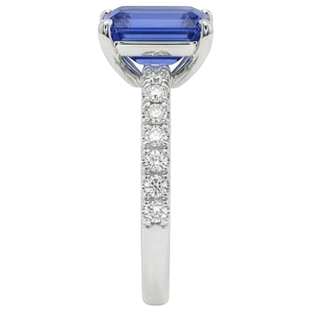 8 Carati Blu Zaffiro Anello