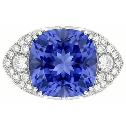 9 Carati Zaffiro Anello