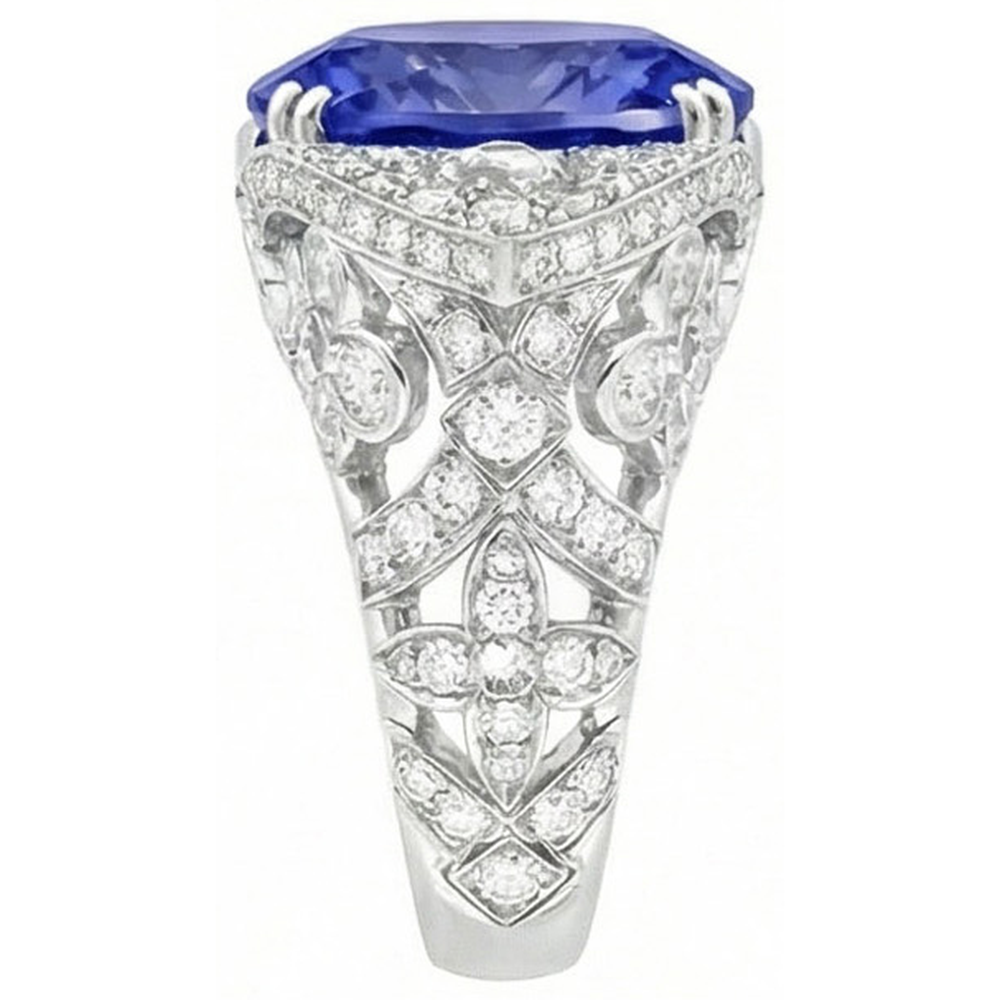9 Carati Zaffiro Anello