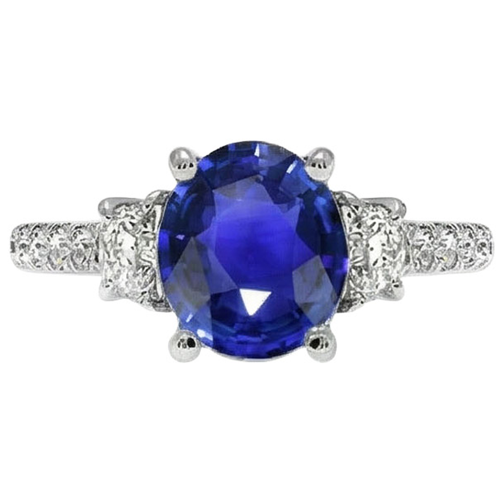 9 Ct Zaffiro Anello