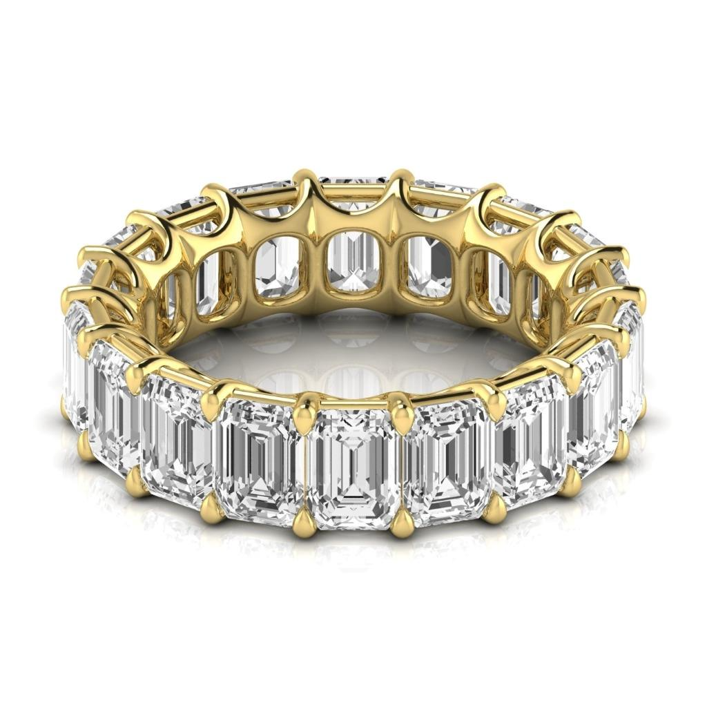 Sofisticato Eternity Band 9 carati – vista frontale