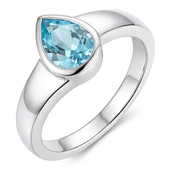 Abbagliante Anello con Gemma – Paraiba Neon 1 carati