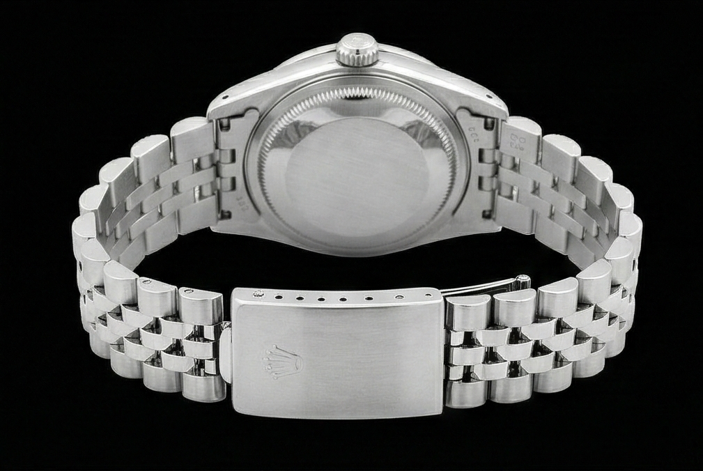 Acciaio inossidabile Datejust quadrante champagne bastoncino Orologio Rolex Donna Giubileo