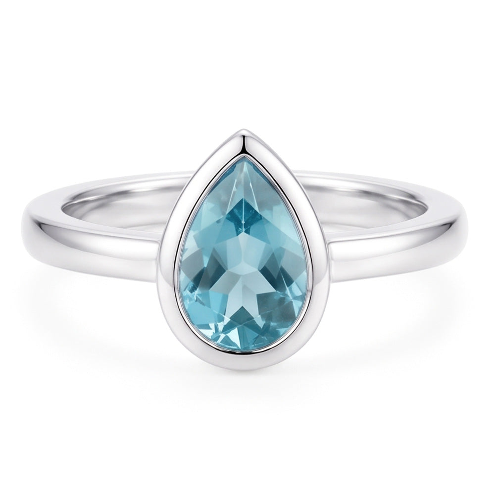 Alto di gamma Paraiba Neon Anello con Pietra Preziosa 1 carati