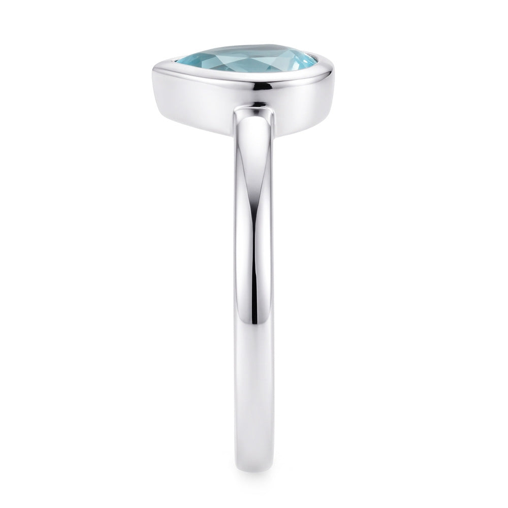 Alto di gamma Paraiba Neon Anello con Pietra Preziosa 1 carati