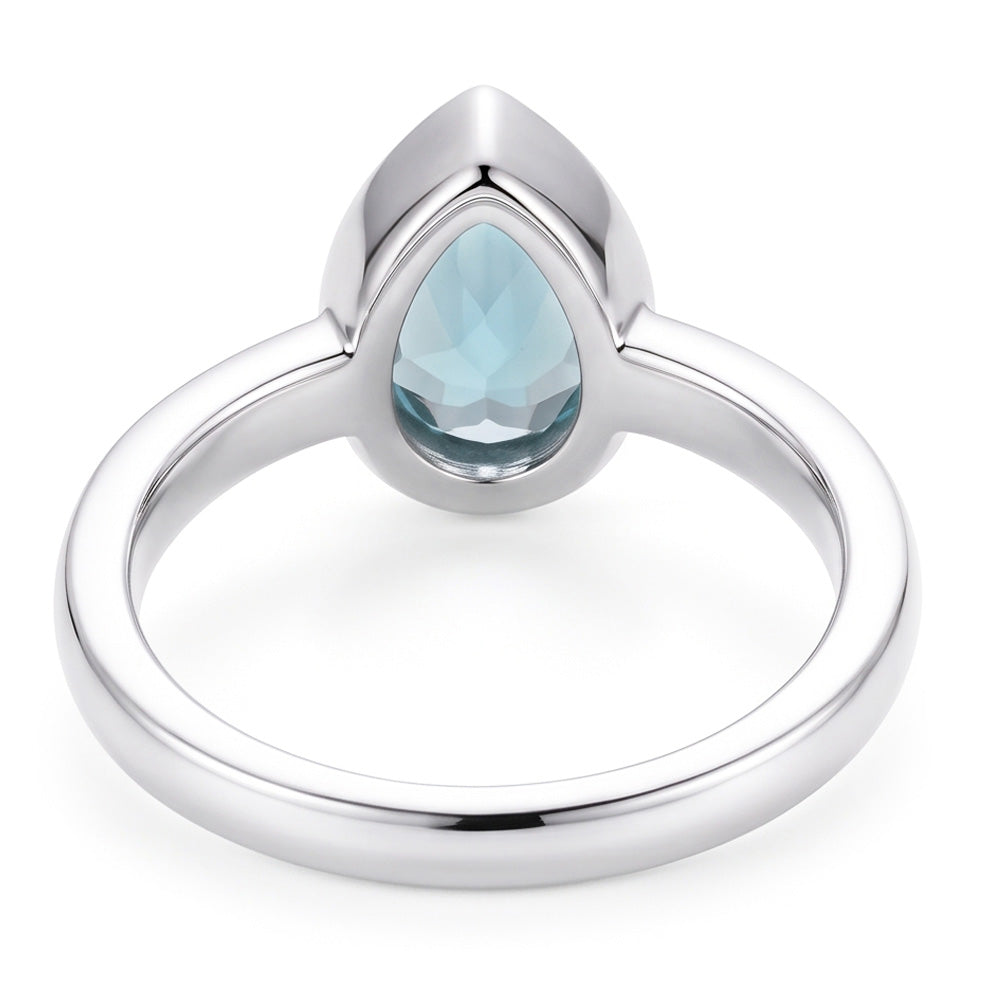 Alto di gamma Paraiba Neon Anello con Pietra Preziosa 1 carati