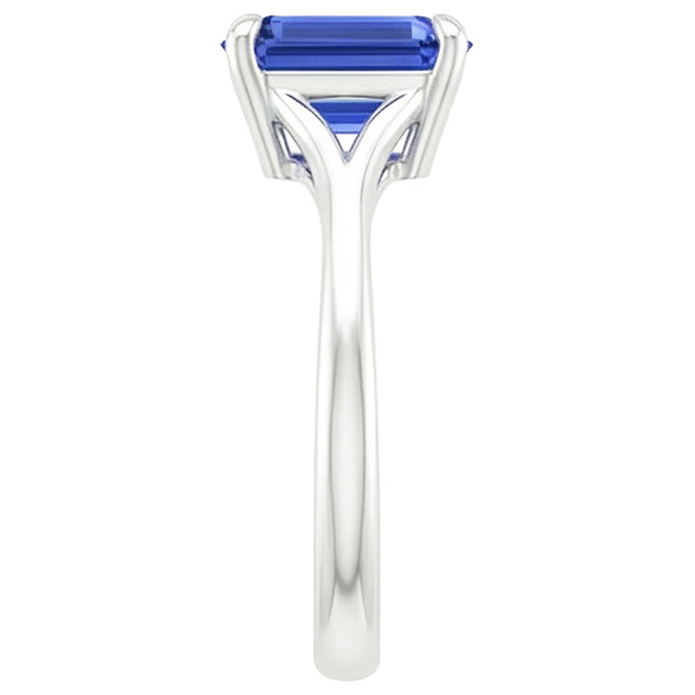 vero emerald diamante 2.50carati anello su bianco