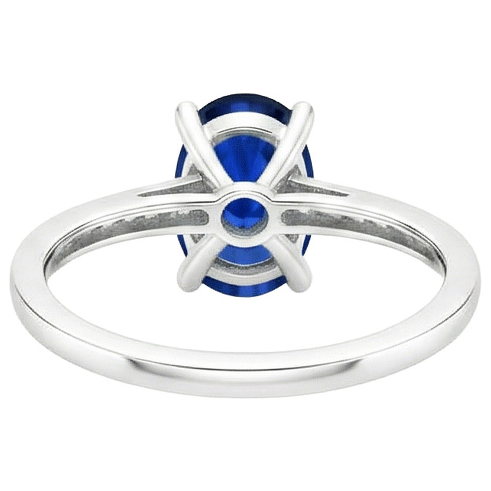vero round diamante 4carati anello angolo laterale
