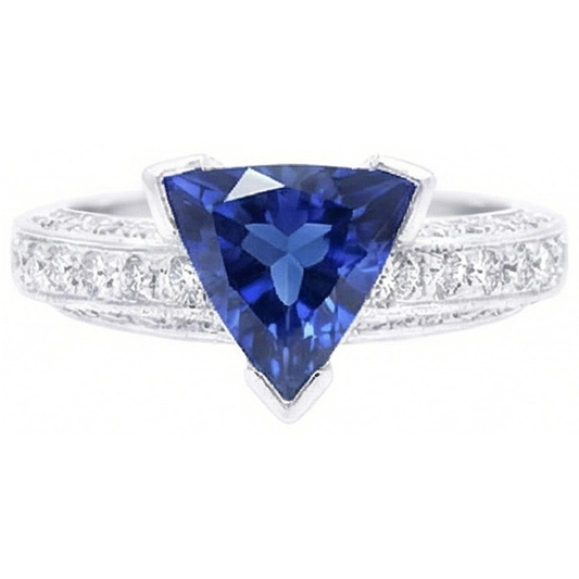 vero diamante 3carati anello angolo laterale