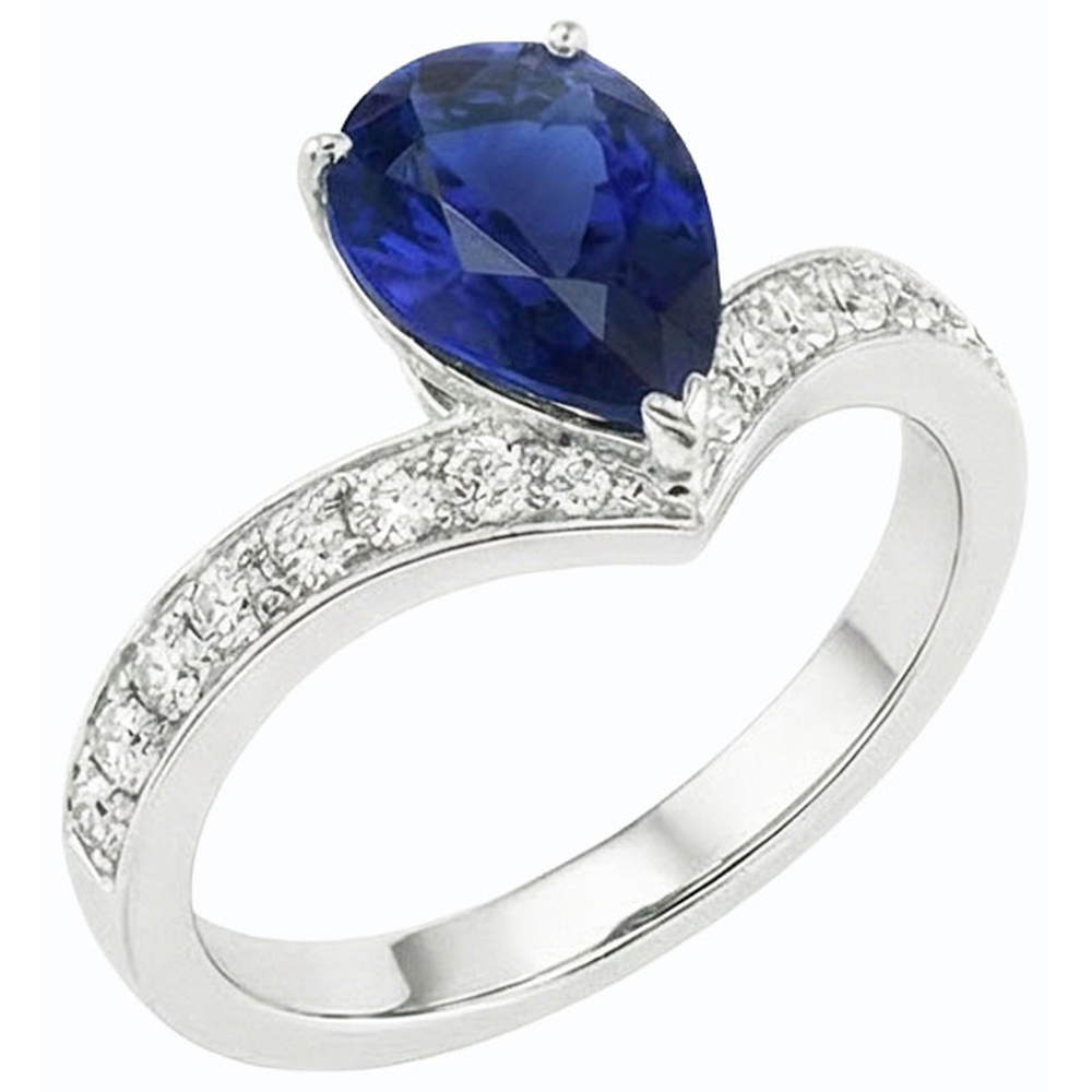 vero round diamante 4carati anello angolo laterale