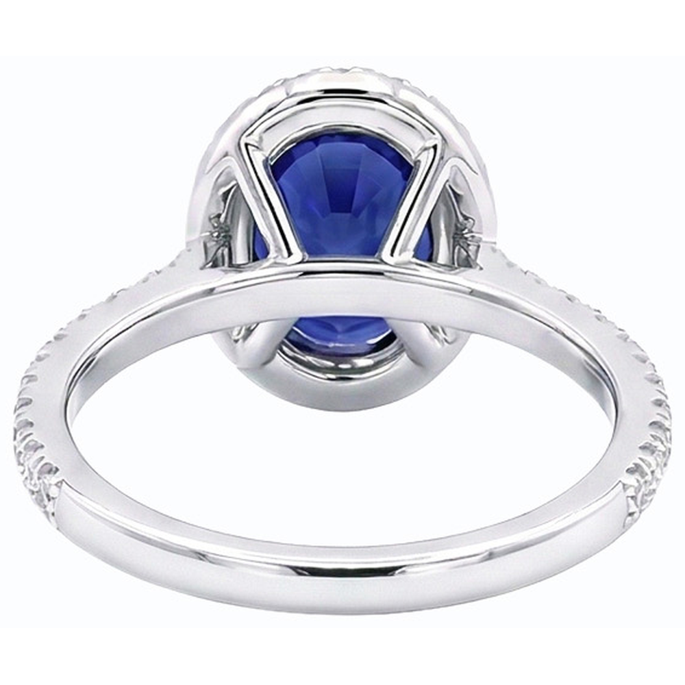 vero round diamante 3.50carati anello dettaglio ravvicinato