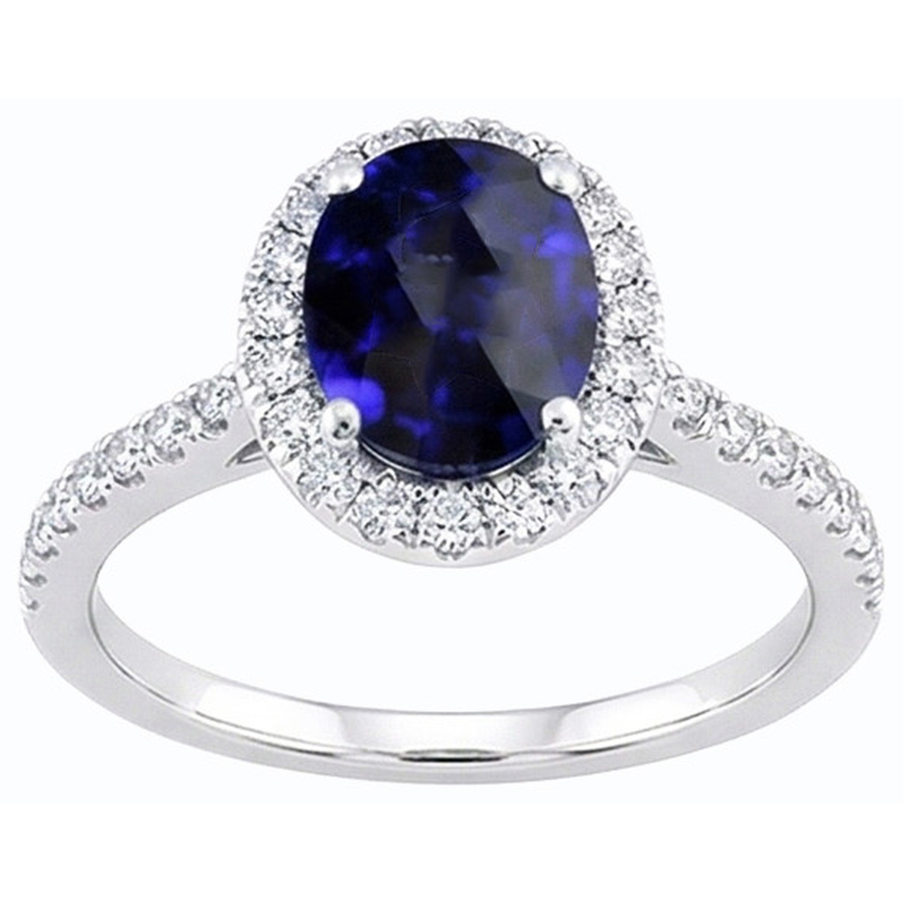 vero round diamante 3.50carati anello vista dall'alto